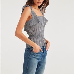 🆕 7 For All Mankind Flirty Gingham Top
